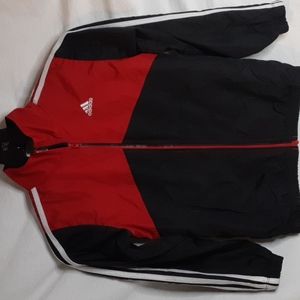 ADIDAS  black and red jacket size 7